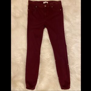 Stretchy colored jeans!